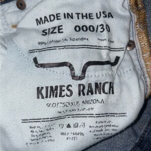 Kimes Ranch Jennifer Jeans Womens 000/30 Blue High Rise Flare